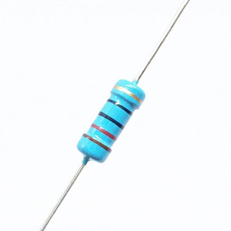 Resistor de Filme 120Ω 2W Tolerância 5% Terminal Axial