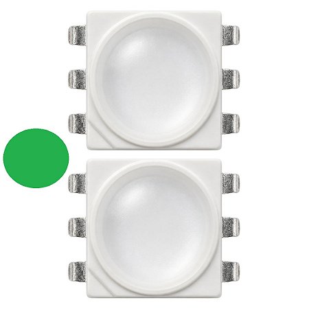 LED de Potência Verde 0.2W 60mA SMD 4040 Crab PP6N-TLGE