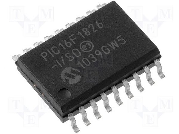 Circuito Integrado PIC16F1826-I/SO MCU 8 Bits 32MHz 3,5KB Flash