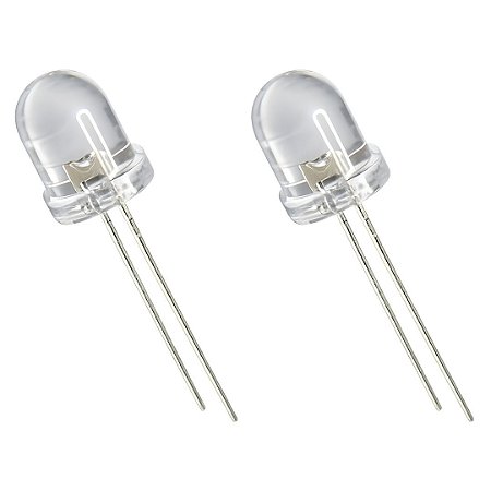 LED Branco Alto Brilho 8mm Through Hole 1L0845W32B0CA001