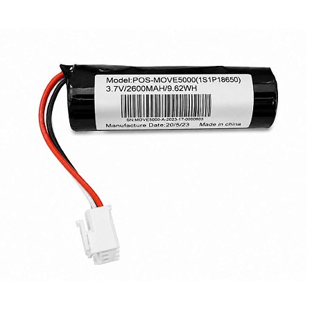 Bateria Recarregável Li-Ion 3,6V 2600mAh 18650 1P1S Pack Preto