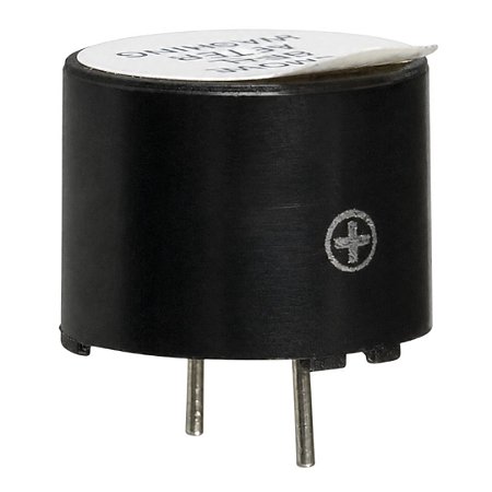 Buzzer Ativo Magnético 5V Diâmetro 12mm SBT-1205