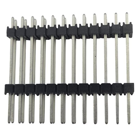 Conector Pino Header 24 Vias PTH Macho Passo 2.54mm DW-12-12-T-D-655