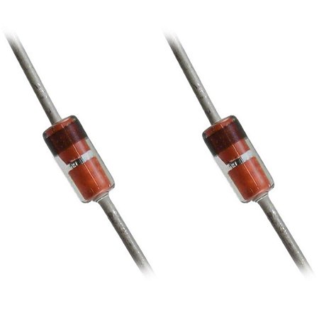 Diodo Zener Fairchild 1N4740A 10 Volts 1 Watt Axial DO-35
