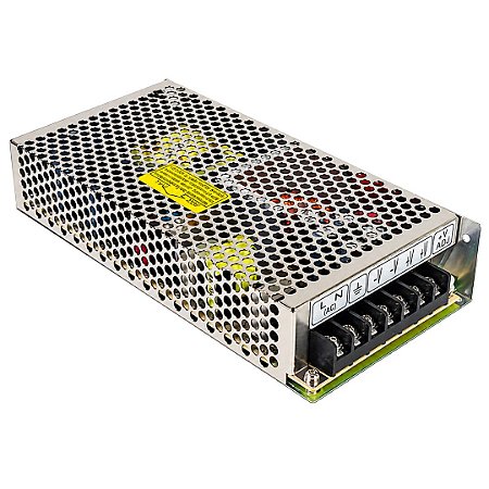 Fonte de Alimentação Chaveada 24Vcc 6,5A 150W Mean Well NES-150-24