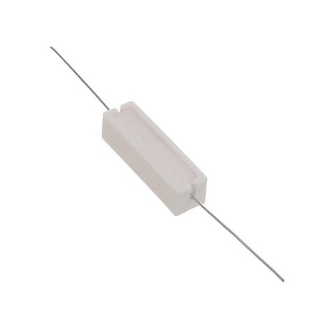 Resistor de Potência 22R 7W 5% Axial Porcelana
