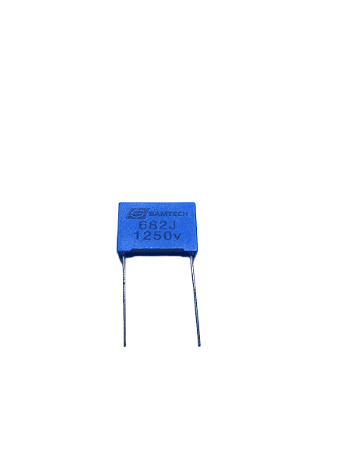 Capacitor de Filme MKP 6.8nF 1250V Passo 20mm