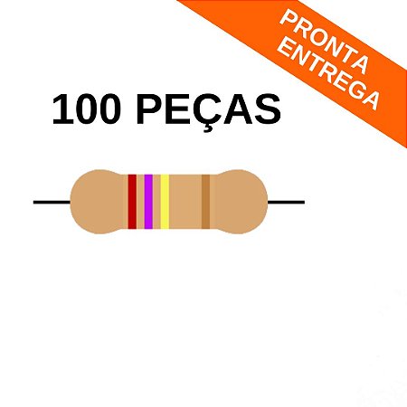 100x Resistor 270K 5% 1/4W Axial PTH CR25