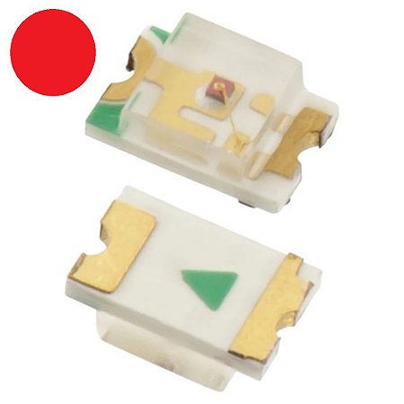 LED Indicador Vermelho SMD 0805 90mcd Alto Brilho FYLS-0805URC