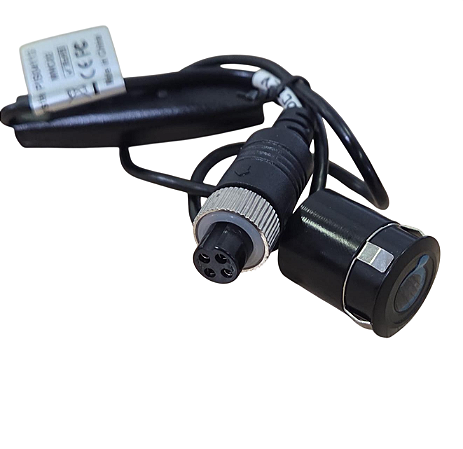BR-MNC02 Mini Câmera de Ré 170° 720P IP69K 12V Conector Aviador 4 Vias