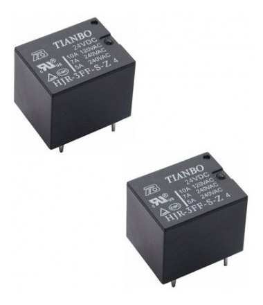 Relé Eletromecânico HJR-3FF-S-Z 24V 10A 5 Pinos – Tianbo