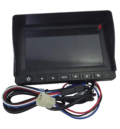 Tela Veicular 7" TFT LCD SVT-7018 Compatível Câmeras de Estacionamento