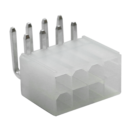 Conector Header Mini-Fit 8 Vias Macho Horizontal 4,20mm PCB BR5569-08R