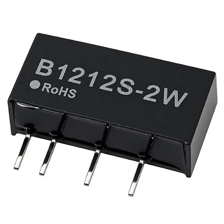Módulo Conversor DC-DC Isolado B1212S-2W 12V Entrada / 12V Saída 2W