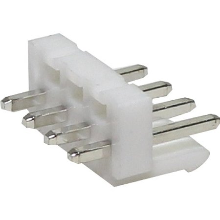 Conector Macho KK 4 Vias Passo 3.96mm 180° DS1072-04MVT6