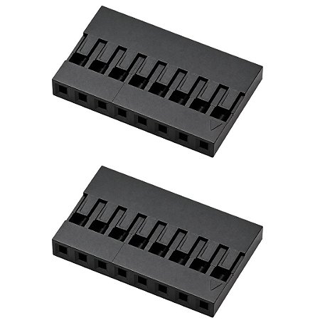 Alojamento para Conector MODU 8 Vias Linha Simples 2,54mm 254208HA298
