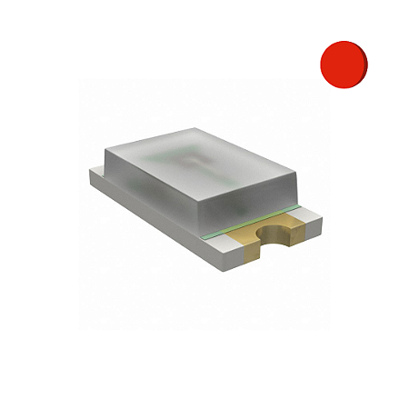 LED SMD 0603 Vermelho 63mcd 620nm