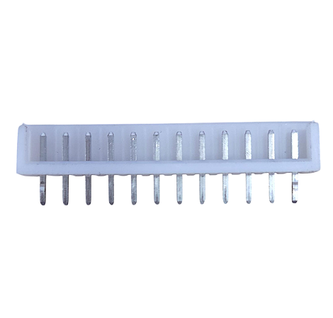 Header Macho 12 Pinos Passo 2,54mm Ângulo 180° Through-Hole