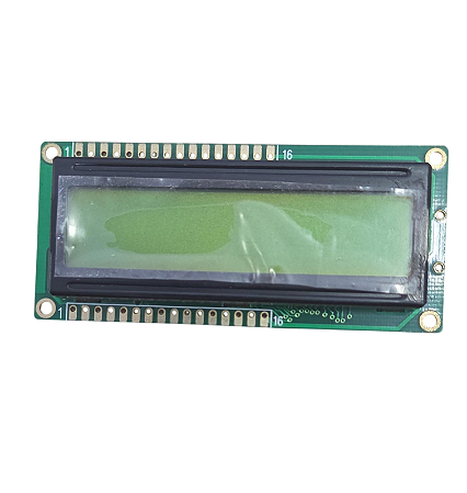 Display Alfanumérico LCD 16x2 Verde 1602 AMC1602A-B-Y6WFDY-SP