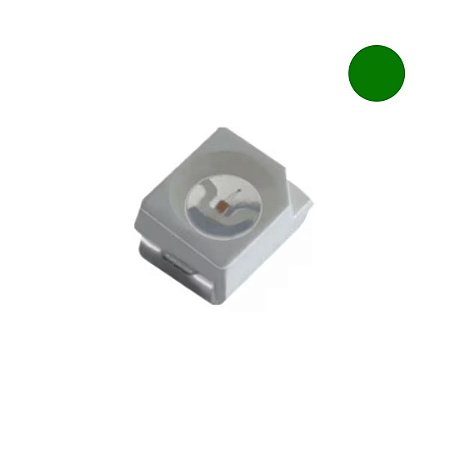 LED 1210 Verde Alta Luminosidade 1200-1400mcd