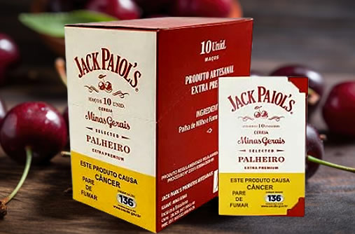 CIGARRO DE PALHA JACK PAIOL S/PITEIRA CEREJA