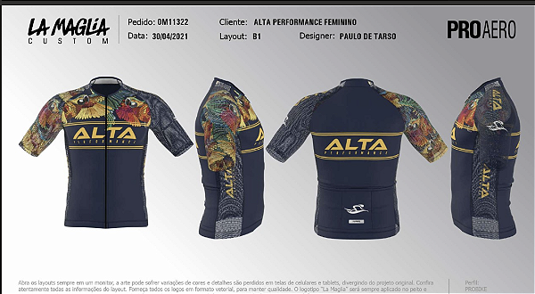 Jersey ATP 2024 - Modelo Slim Pró Aero