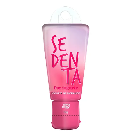 Gel Comestível Sedenta por Iogurte de Morango 18gr - Pepper Blend
