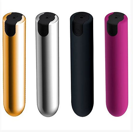 Vibrador Bullet Recarregável com 10 Modos - Lover Viber