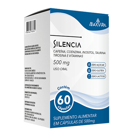 Silencia 60 cápsulas - MaxViril