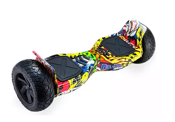 Hoverboard Original Skate Elétrico 8.5 Offroad Led Bluetooth Hip-Hop