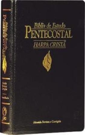 Bíblia de Estudo Pentecostal com Harpa - Média