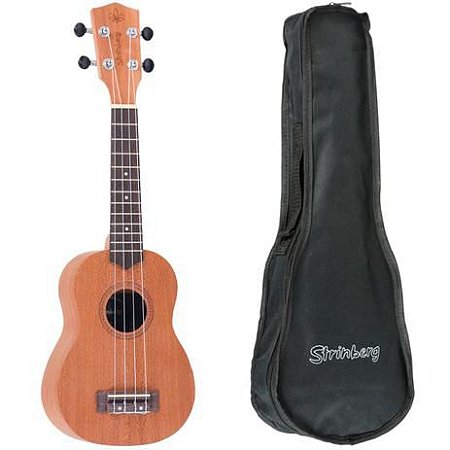 Ukulele Soprano Strinberg UK06S MGS Fosco Acustico Com Capa