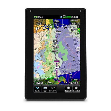 GPS Garmin Aera 760 - Navegador Gps Portátil Aeronáutico Exclusivo para Aviação com integração Avionica