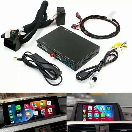 Interface BMW Android Auto & CarPlay Wireless Retrofit para Série 3 F30/F31/F34 (2013-2016) sistema NBT/CIC 2012-2015 original