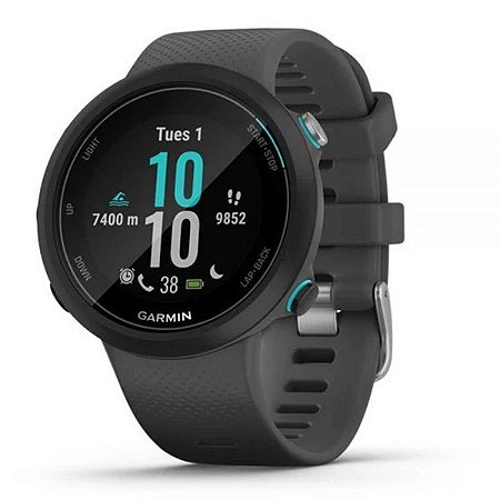 Relógio Garmin Swim 2 Slate Black com Monitor Cardíaco+GPS+Glonass e Bluetooth - Lançamento