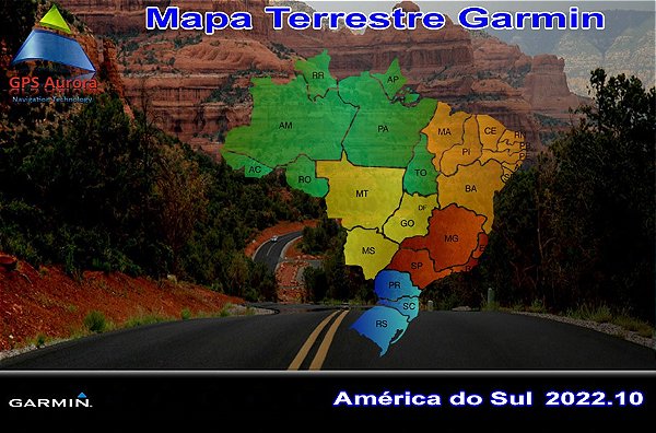 Atualização via Download Express City Navigator® Garmin América do Sul NT 2024.10 - Exclusivo para Montana 700/750/Overlander/Tread