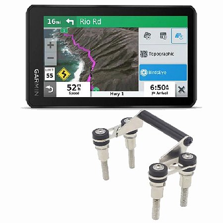 GPS Garmin Zumo XT para Motos Tela 5.5 On Off Road Mapa SAM 2024 Barra De Suporte P BMW F850GS F800GS e outros modelos GPS AURORA Shop O seu portal de vendas