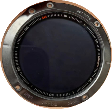 Tela Display Garmin Fenix 6 Pro+Sensor 47mm Original Cinza e Prata
