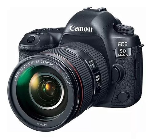 Câmera Digital Canon EOS 5D Mark IV 30.4MP 3.2" Lente EF 24-105MM IS II USM