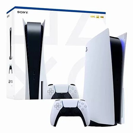 Console Sony Playstation 5 825Gb Versão Digital Japonesa CFI-1200B 8K Bivolt Branco/Preto