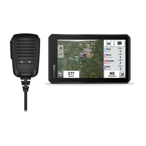 GPS Garmin Tread Edição Powersport Navigator 5.5"+ Group Radio - Gerenciamento de navegação por satélites todo o Terreno América do Sul 2024 - Lançamento
