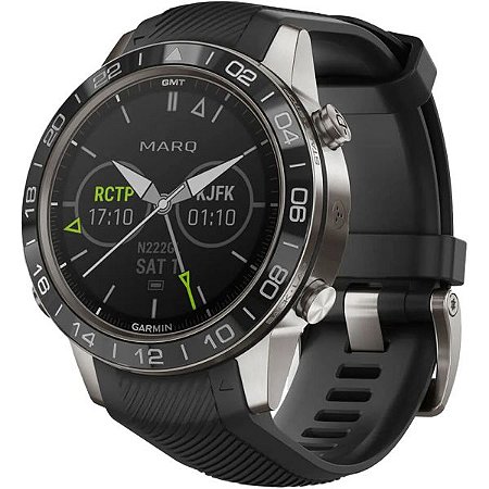 Relógio Multi Esportivo Garmin Smartwatch MARQ Aviator Men´s Luxury Edition - REF: 010-02006-03 - Envio dos EUA
