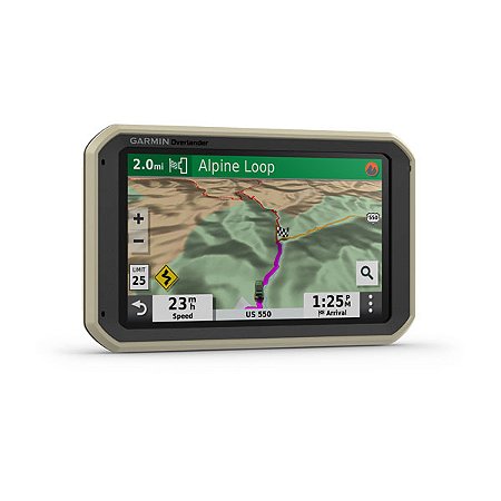 GPS Garmin Overlander Gerenciamento Off Road robusto em estradas e terrenos com América do Sul 2024 - Sem caixa original