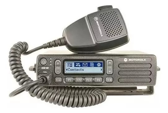 Radio Amador Motorola DEM-400 Preto 64 Canais 45Watts Analógico - VHF/UHF