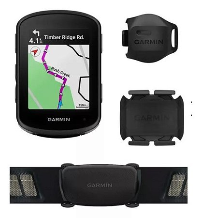 Ciclocomputador Garmin Edge 540 GPS Compatível com VIRB e IPX7 Wi-Fi com Sensor Bundle +Cinta