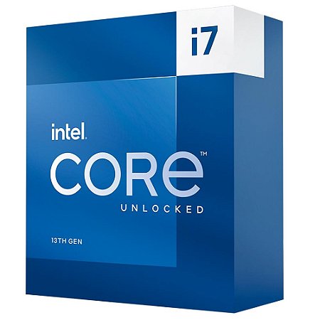 Processador Intel Core i7-13700KF, 13ª Geração, 5.4GHz Max Turbo, Cache 30MB, 16 Núcleos, 24 Threads, LGA 1700 - BX8071513700KF