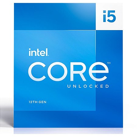 Processador Intel Core i5-13600KF, 13ª Geração, 5.1GHz Max Turbo, Cache 24MB, 14 Núcleos, 20 Threads, LGA 1700 - BX8071513600KF