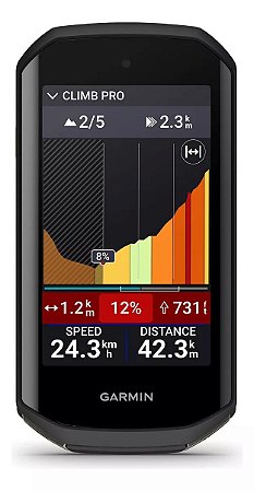 Ciclocomputador Garmin Edge 1050 sem sensores Preto e GPS com Conetividade ANT+