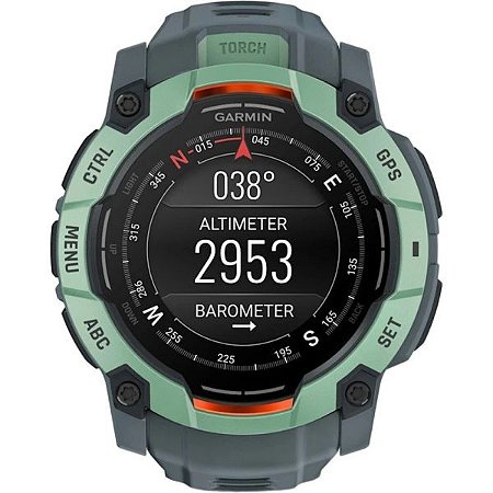 Relógio Garmin Instinct 3 Amoled Neotropic 50mm com Glonass GPS e Garmin Pay REF 010-03020-01