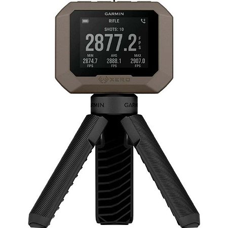 Cronógrafo Garmin Xero C1 Pro - Preto/Marrom claro (010-02618-10)